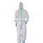 Isolation Chemical Medical Protective Disposable Hooded Coverall