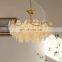 American Simple Postmodern Living Room Chandelier French Glass Retro Bedroom Dining Indoor Pendant Light