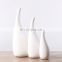 Nordic Modern Porcelain Modern Vase Pot Water Drop Shape Handmade Ceramic Vase Flower Vase  Porcelain for Home Decor