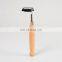 Premium Facial Reusable Eco Friendly Mens Bamboo Shaving Razor Wood Handle