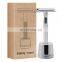 Eco Friendly Woman Metal Stainless Steel Safety Shave Shaving Razor with Stand
