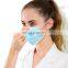 Golden supplier  Disposable Medical Mask Earloop Blue Waterproof Face Mask 17.5cm x 9.5cm