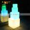 Rechargeable Illuminated led cube kit plastic cube chair lighted led cube chair outdoor seating for living room LTT-C500