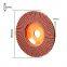 Stock lots 4'' emery cloth Flap Disc Durable Calcine Aluminum Abrasive Flexible Flap Disc Grinding Sanding Disc 100mm