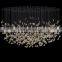 Custom Art Pendant Light Kitchen Decorative Glass Bubble Pendant Light Staircase Large Long Modern Luxury Led Crystal Chandelier