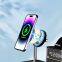 Multifunctional Desktop Charging Station Magnetic Wireless Charger Mobile Headset Watch Compatible with Clock Nightlight