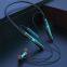 Headphone BT5.1 80 Hours Playing Sports Music Stereo Wireless Headset With Microphone TF Card Magnetic Neckband Earphone