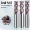 End Milling Cutter Two Flutes 3.175-10mm Carbide End Mill CNC Milling Cutters Tungsten Carbide Milling Cutters for CNC