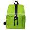 New Design Attractive Apple Green Polyester Backpack