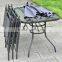 8PCS Patio Garden Set Chairs Table Umbrella