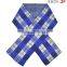 Wholesale Warm Acrylic Jacquard Checked Plaid Baby Boys Winter Scarf