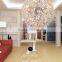 Lucky ball &spherical shade crystal pendant lighting lamp&ball pendant chandelier light for hotel and villa