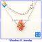 New Arrived Synthetic 925 Silver Sterling Opal Hamsa Pendant Necklace lab created opal jewelry