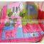 pink animals baby fitted bed skirt from professional manufacturer