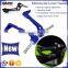 BJ-LG-004 Motorbike Parts Blue Bent Style Adjustable Plastic Motorcycle lever guard