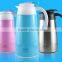 Double walled stainless steel vacuum coffee pot with handle vacuum flask coffee pot
