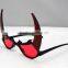 multicolor christmas & party glasses with ox horn design