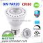 Commercial Lighting UL Energy Star 8w LED PAR20 Spot Light Bulb