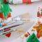 Hot Selling Free Sample China 3Pcs Flat Shap Bristle Hair Wooden Handle Art Paint Brush Manufactures