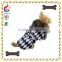 Fashion Louis checkerboard dog rain hat coat