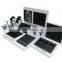 Accept custom white gloss lacquer wooden display countertop display stand for watches