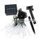 15cm Meteor Shower Rain Tubes LED String Light For Christmas Decoration Garden Light Solar Powered 4.7M 20 LED Luzes De Natal