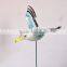 6 inch Plastic Seagull Birds Holiday Garden stakes, Christmas Decorations Made in China