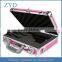 Ladies Hard Pistol Gun Storage Case Aluminum + Alligator PVC Handgun Bag ZYD-HZMgc017