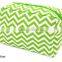 korean fashion cheap red white striped canvas makeup bags