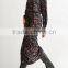 Top fashion simple loose Bohemia long sleeve maxi dress