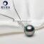 fashion jewelry 9--10mm black pearl jewelry pendant from tahiti