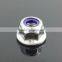 SS304 FLANGE NYLON-INSERT LOCK NUT DIN6926 M8