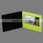 Luxury pu leather lcd video brochure card 7"