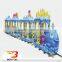 China cheap kiddie rides amusement electric christmas train for park