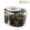 Custom rolled wine label sticker, bottle label printing,self adhesive label