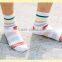 Gradient striped fashion leisure cotton men tube socks wholesale