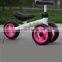 Factory price for kids light weight three wheels balance bike