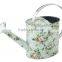 Printed zinc watering can 1.7ltrs, nosile knocked down pack