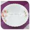 Best selling products silver rim salad bowl,porcelain bowlfor catering