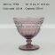 press Wine goblet,Hiball,DOF, sundae cup color glass in purple with sakura design embossed
