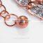 Elegant ladies red copper body chain for dress Brightness F1-80043