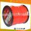 yahu Brand Spool 5LBS Square Twist , Square , Round , Star Shapes Light Yellow Colored Mowing Line Nylon Grass Trimmer Line
