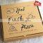 Various size custom cheap pizza box