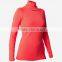 Womens Basic Long Sleeve Runing Tshirt Red