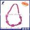 Colorfuls silicone necklace beads,baby chew necklace,amber teething necklaces wholesale