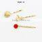 Women girls nautical ocean style gold starfish shell hairpin hair clip jewelry