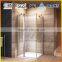 Pivot and folding glass door square shape high quality tempered glass shower enclosure EX-417