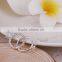 Wholesale 925 Sterling Silver Double Circle Necklace Jewelry