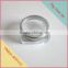 new design transparent 10g-5g single wall cream jar