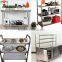 TJG Metal Steel Frame Workbench Stainless Steel Workbench For Commercial Kitchen School